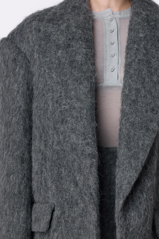 Soft alpaca coat-jacket - photo 5