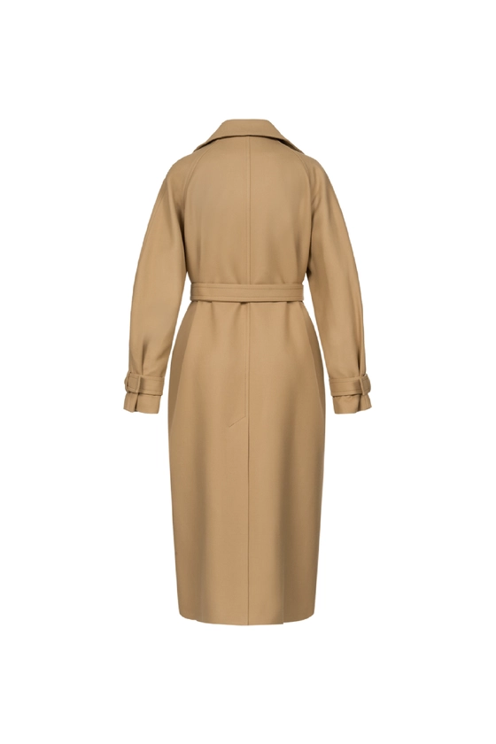 Пальто максі зі спущеним рукавом 