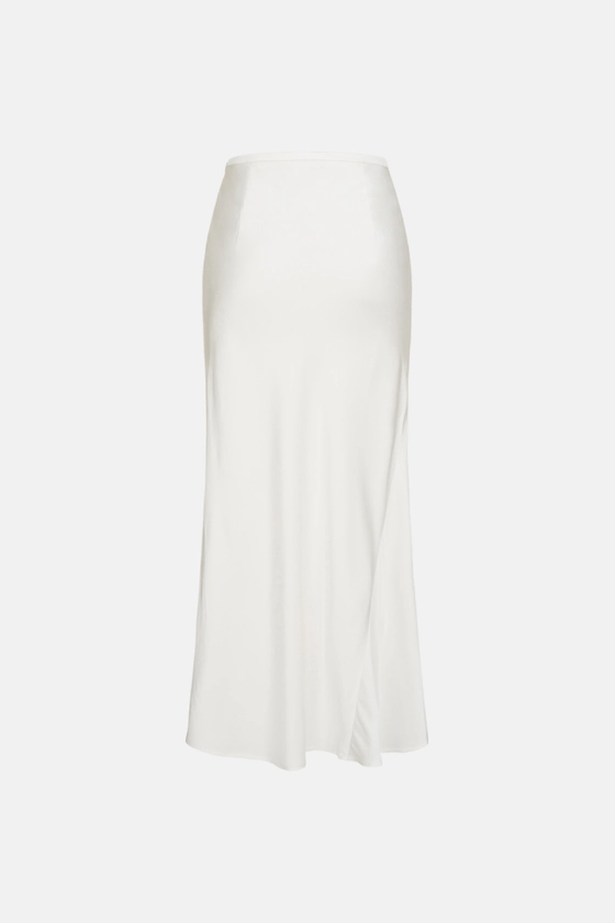 Спідниця атласна міді 