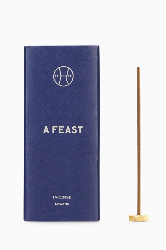 Аромапалички Incense Perfumer A Feast x Limited Edition, 30 шт, прянощі, дерево, цитрус темно-синій DU-AS70 - фото 2