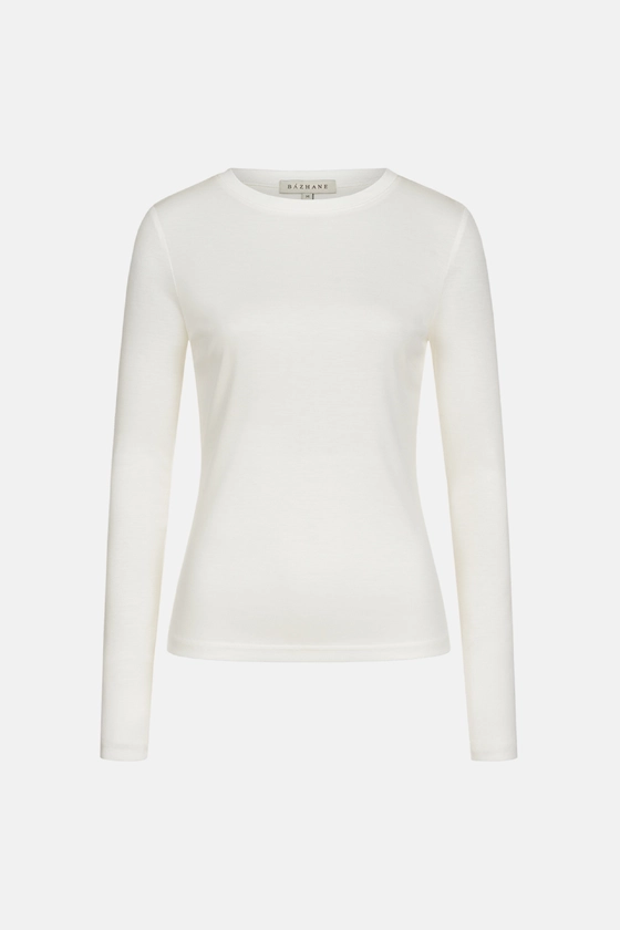 Лонгслів приталений напівпрозорий 