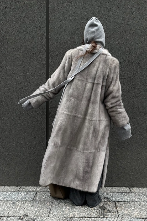 Вінтажна норкова шуба 