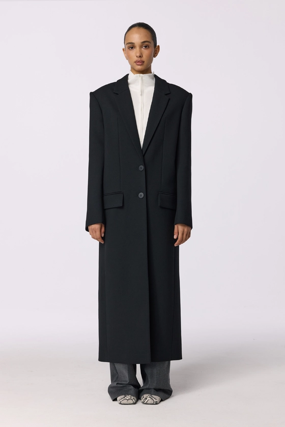 Пальто прямого крою 