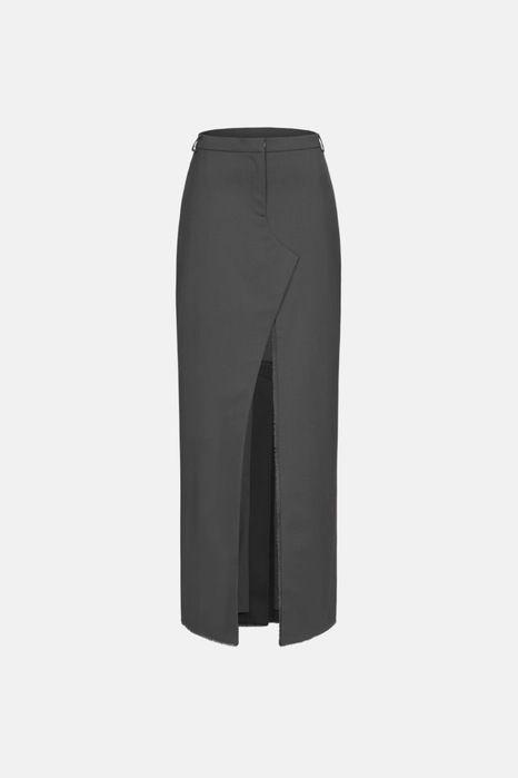 Спідниця максі з розрізом