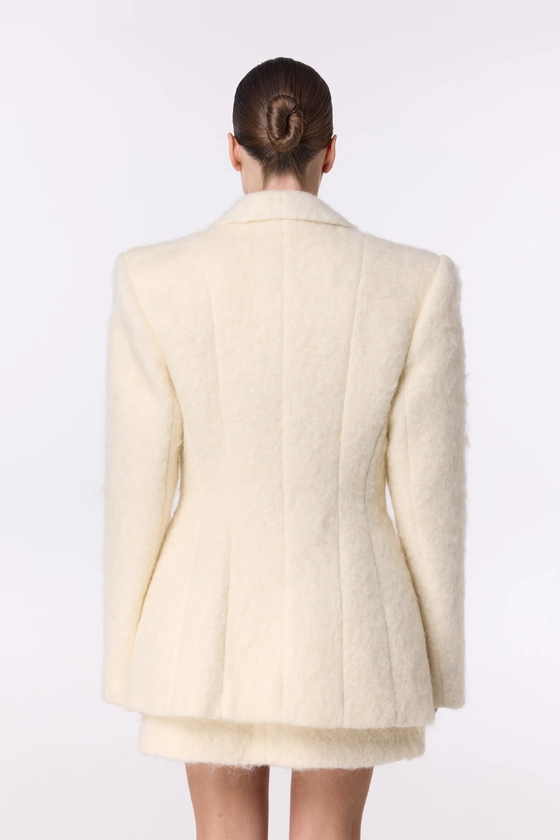 Пальто-жакет Fuzzy Alpaca 