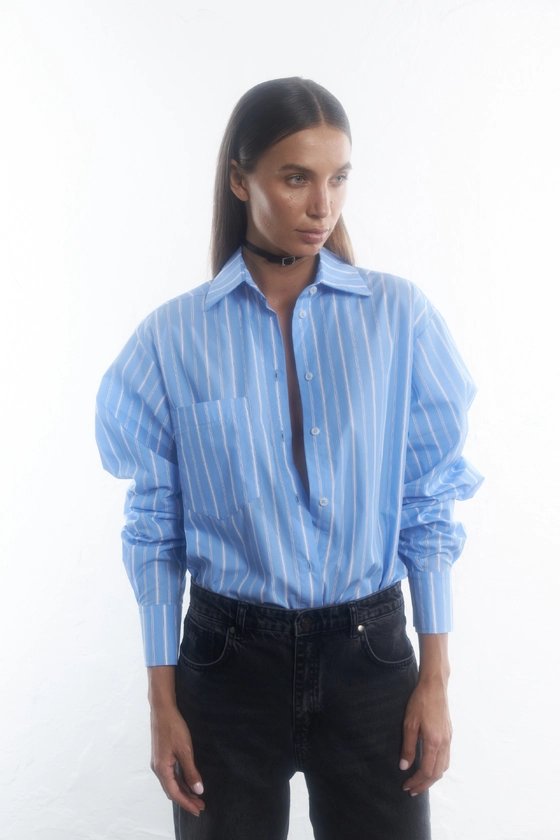 Сорочка котонова оверсайз 