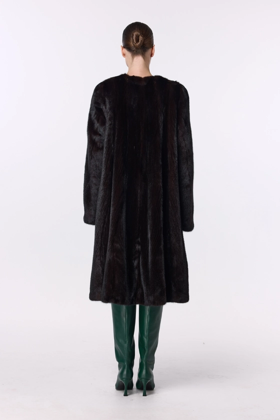 Вінтажна норкова шуба 