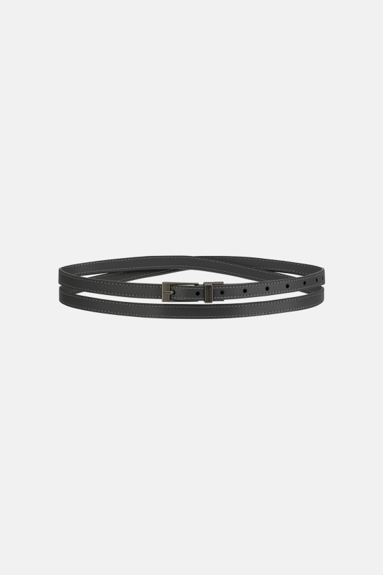 Double Thin leather strap - photo 1