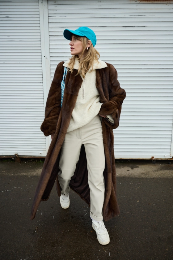 Вінтажна норкова шуба 