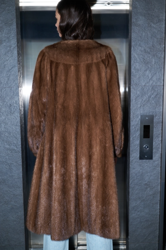 Вінтажна норкова шуба 