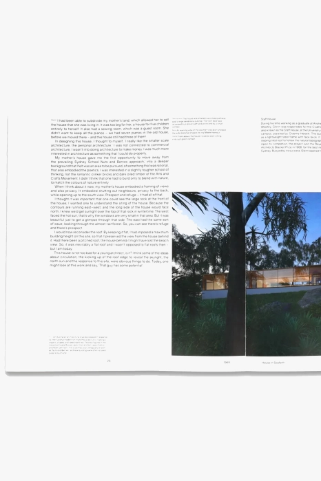 The book Glenn Murcutt: Unbuilt Works
