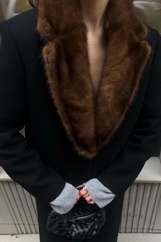 Вінтажний норковий комір 