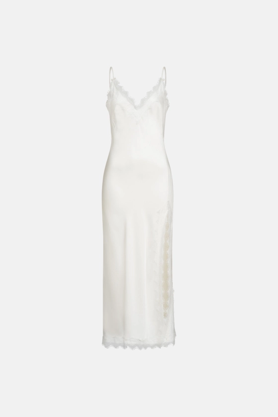 Maxi dress with lace - photo 1