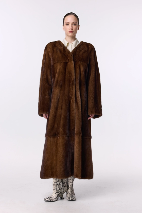 Вінтажна норкова шуба 