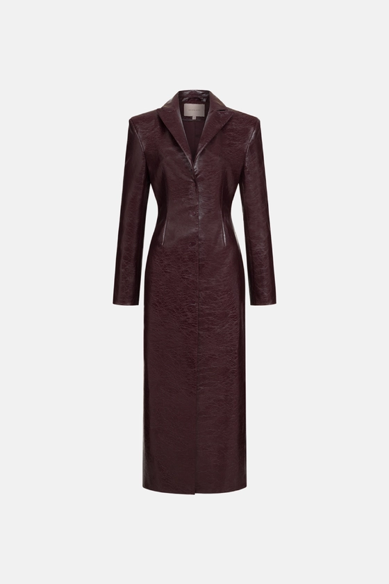 Тренч з екошкіри 