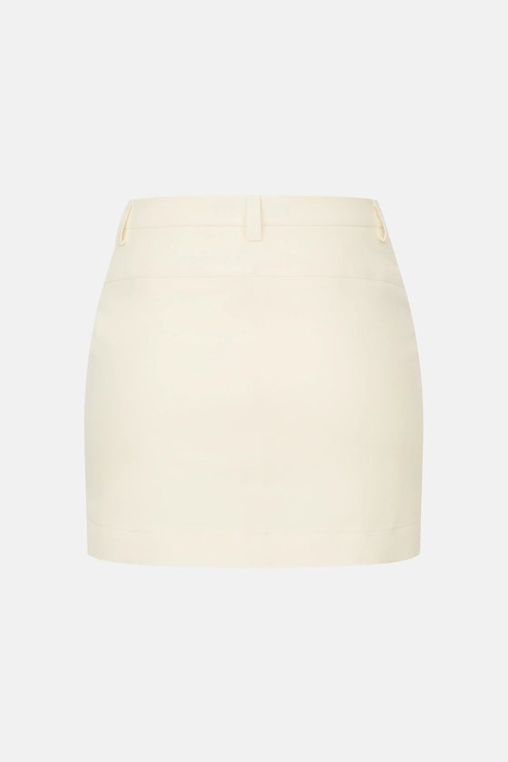 Спідниця котонова міні з середньою посадкою 