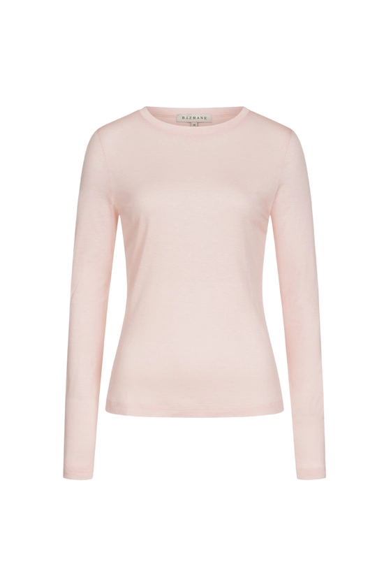 Лонгслів приталений напівпрозорий 