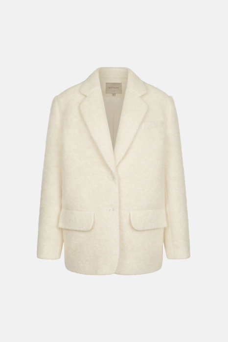 Oversized alpaca coat-jacket