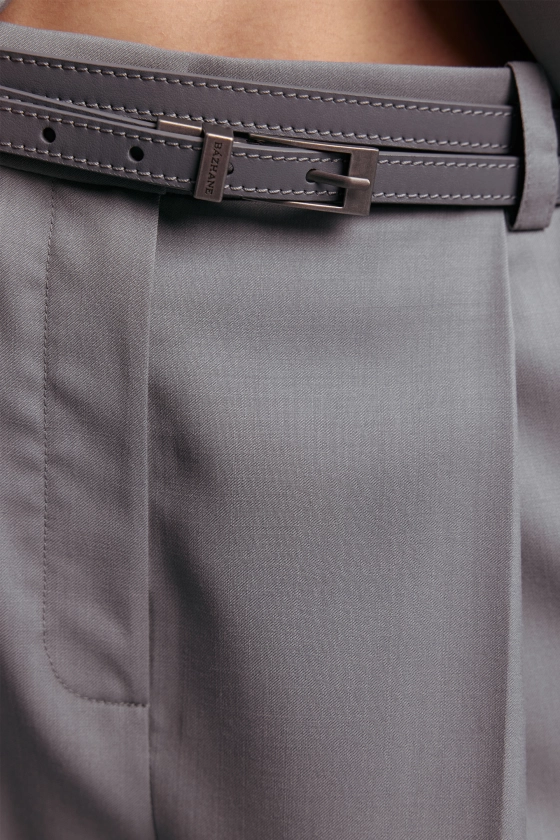 Double Thin leather strap - photo 2