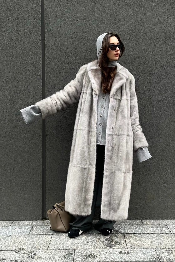 Вінтажна норкова шуба 