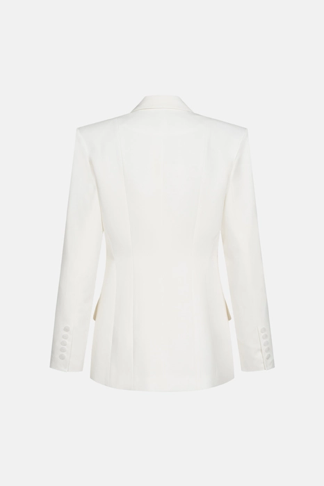 Жакет котоновий однобортний, приталений