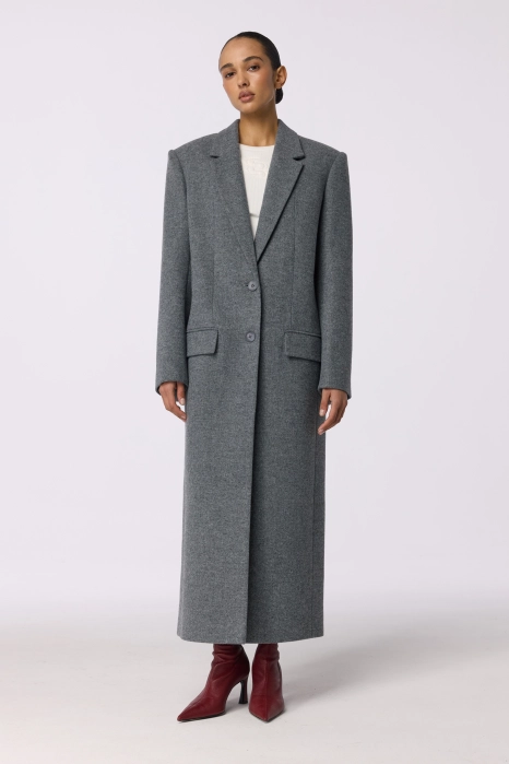 Straight cut coat