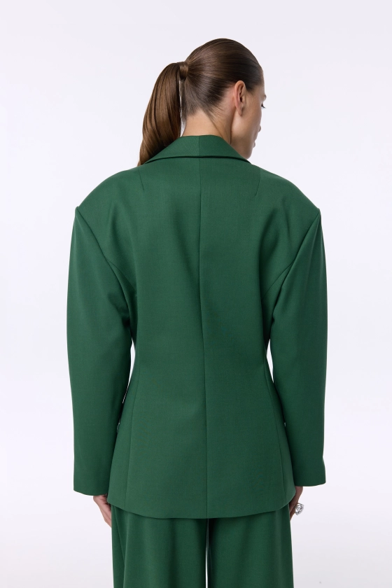 Жакет вовняний приталений 