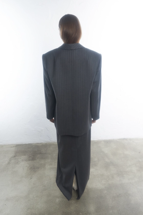 Спідниця максі з розрізом 