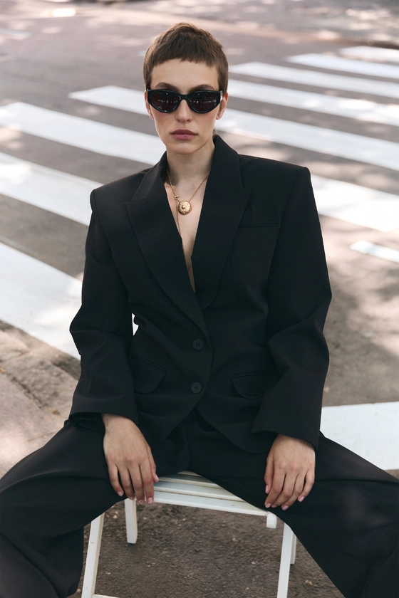 Жакет котоновий однобортний, приталений 