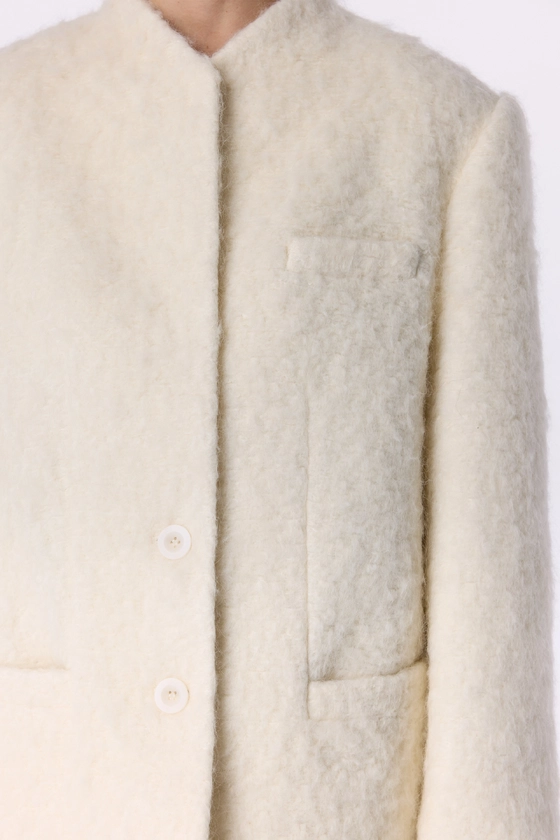 Пальто-жакет Lucid з альпаки 