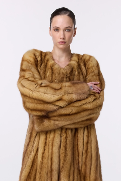 Вінтажна шуба з соболя