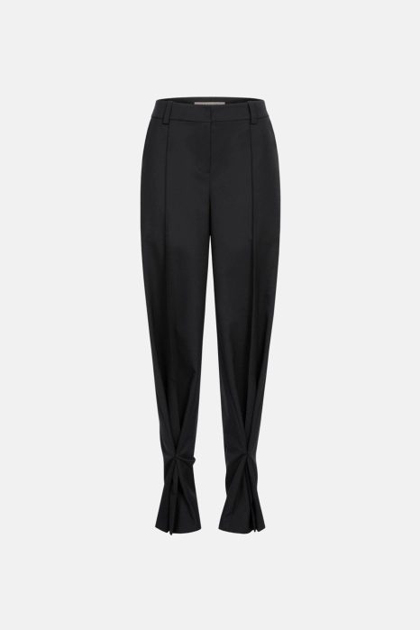 Fold wool pants