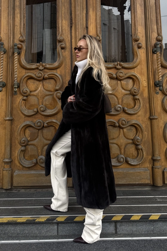 Вінтажна норкова шуба 