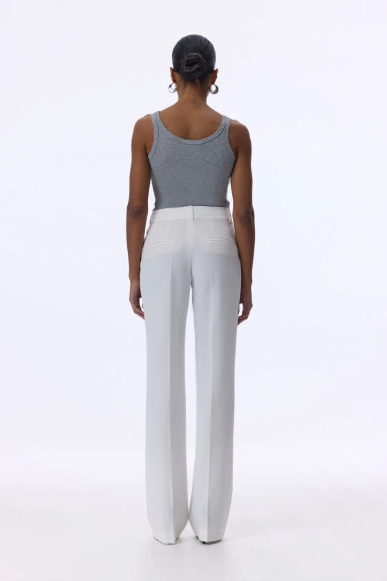 Slick tailored cotton pants - photo 4