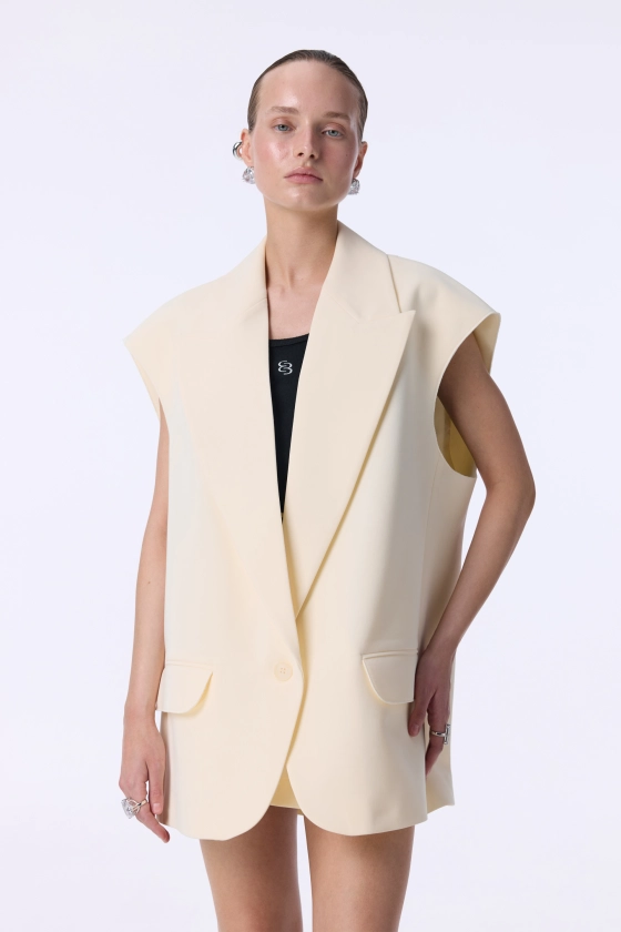 Oversized cotton vest - photo 3