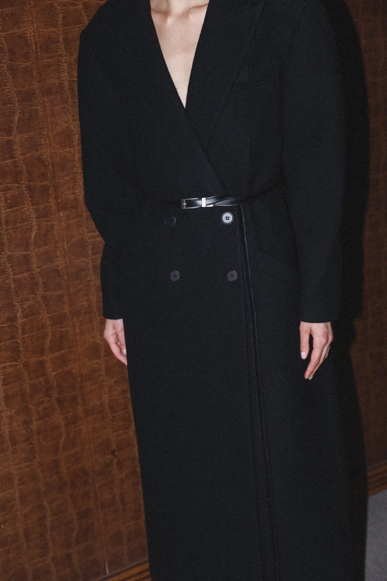 Подвійний шкіряний ремінь 