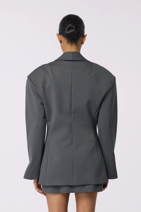 Жакет вовняний приталений