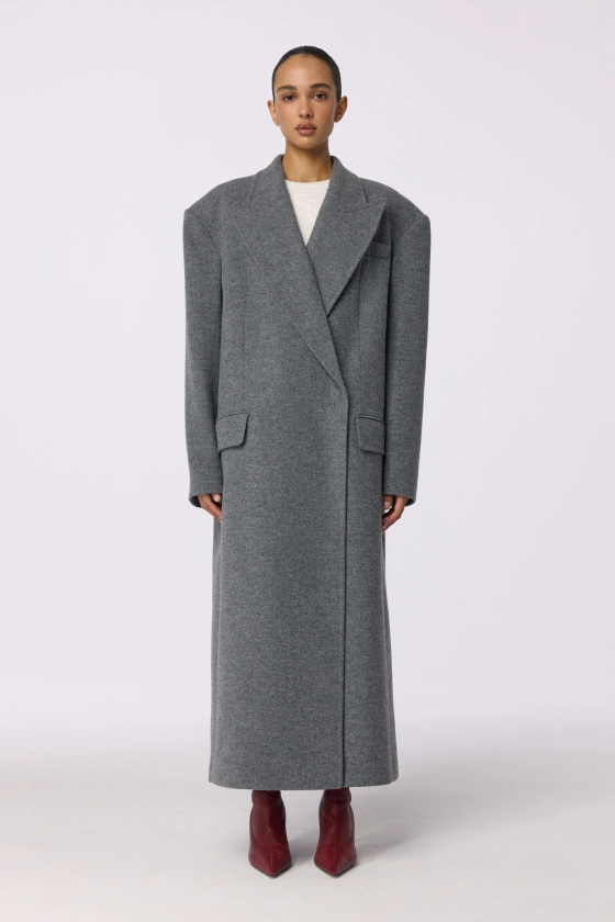 Пальто оверсайз прямого крою 