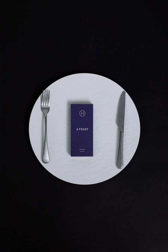 Аромапалички Incense Perfumer A Feast x Limited Edition, 30 шт, прянощі, дерево, цитрус темно-синій DU-AS70 - фото 3