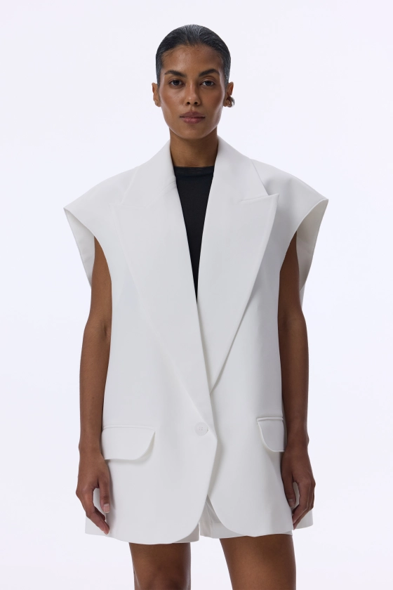 Oversized cotton vest - photo 3