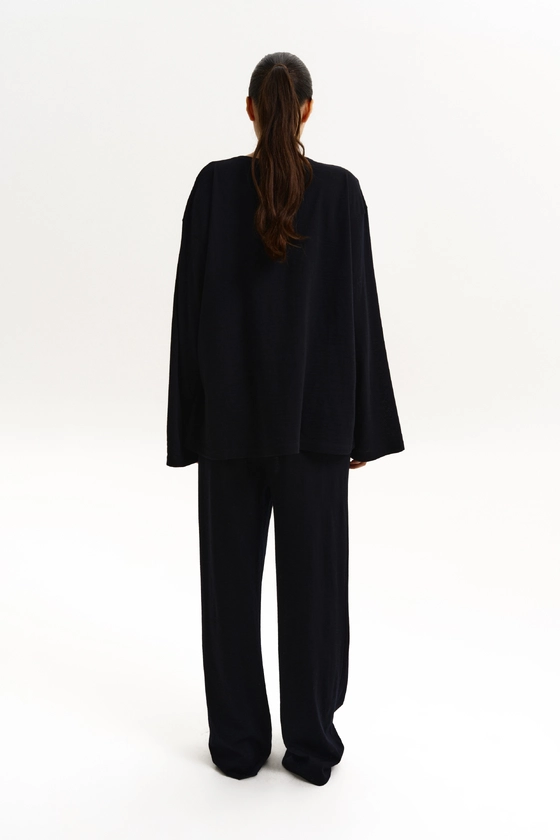 Лонгслів оверсайз напівпрозорий 