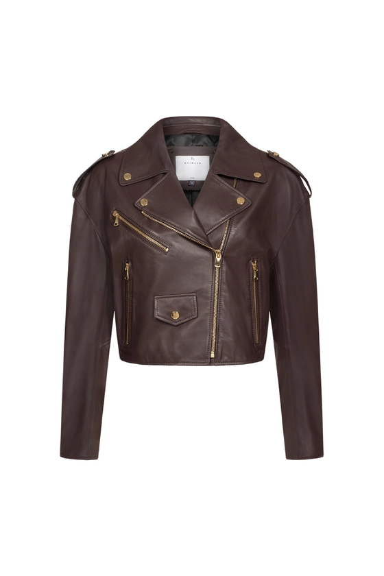 Куртка шкіряна з бахромою 