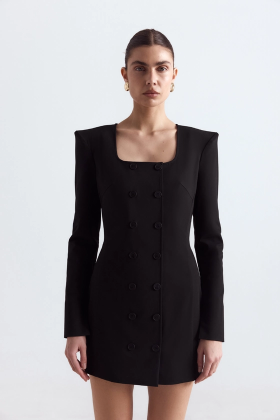 Сукня міні з довгим рукавом 