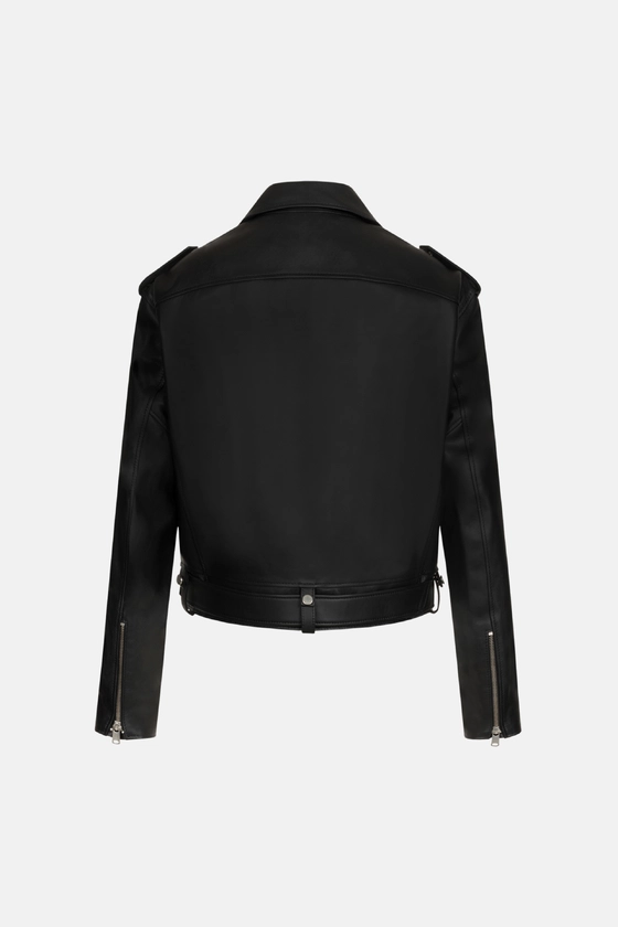 Куртка шкіряна коротка 