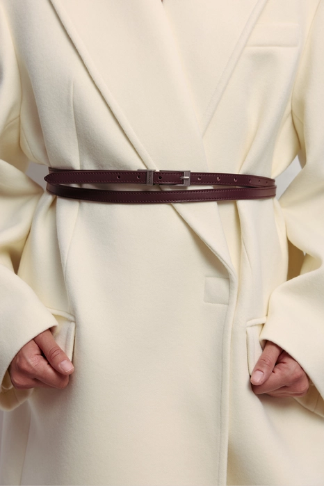 Double leather strap