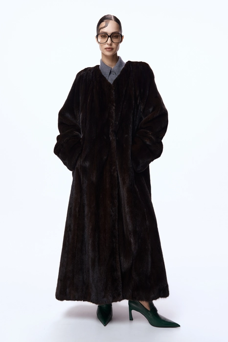 Вінтажна норкова шуба