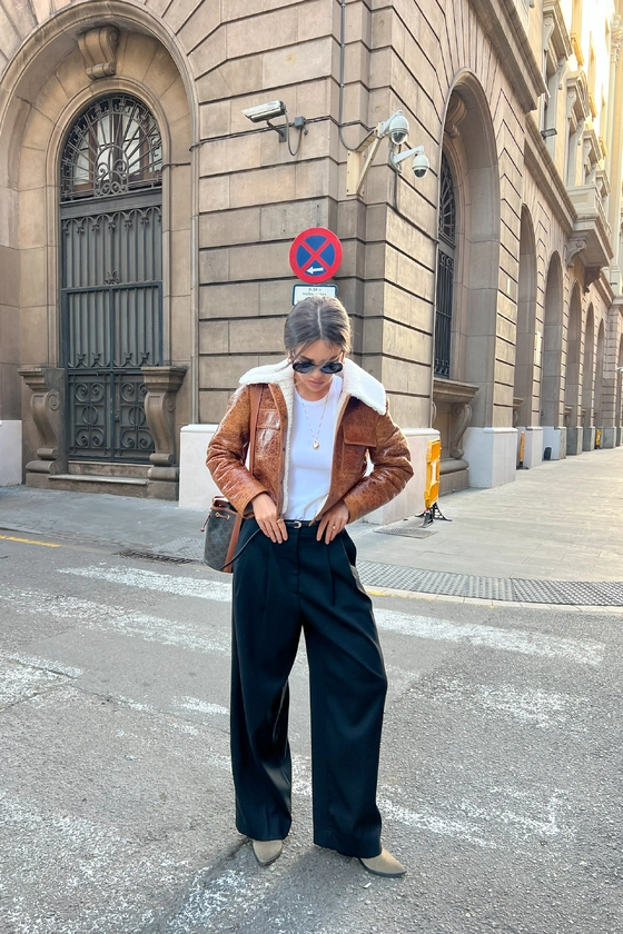 Дублянка-кроп з накладними карманами 