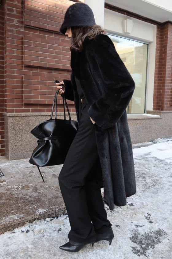 Вінтажна норкова шуба 