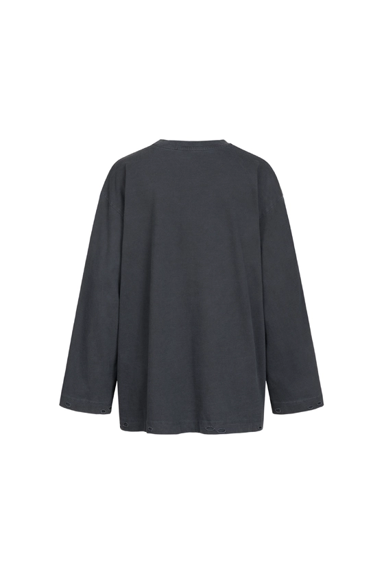 Оверсайз лонгслів у вінтажному стилі 