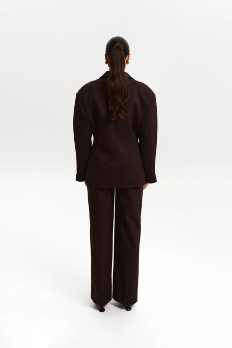 Брюки вовняні на середній посадці зі стрілками